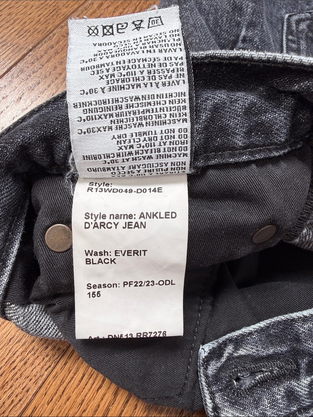 R13 cropped boyfriend jeans - Picture 9 of 9